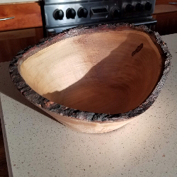 Maple Live Edge Bowl (10" x 4-3/4")