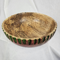 Large Maple Party Bowl (11-1/2" x 4")