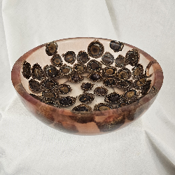Crazy (Nutty?) Burr Oak Acorn Bowl (9" x 3")