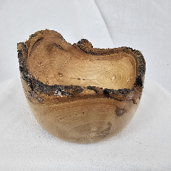 Little Crotch Live Edge Maple Bowl (4-1/2" x #3 deep)
