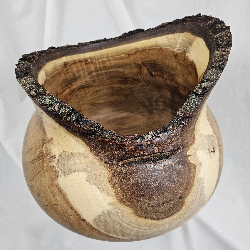 Special Live Edge Maple Bowl (13-1/2" x 10")